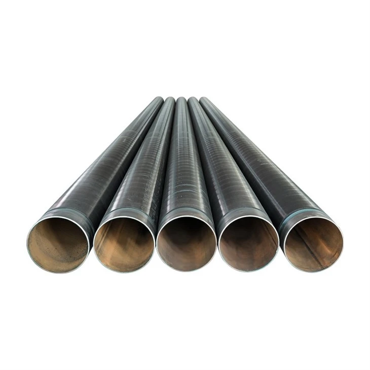 ASTM A53 ERW Black Steel Pipe DN300 For Industrial Fluid Transport factory