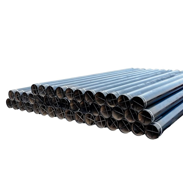 मध्यम दबाव द्रव परिवहन के लिए ERW स्टील पाइप DN350 ASTM A53 GR.B SCH80
